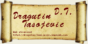 Dragutin Tasojević vizit kartica